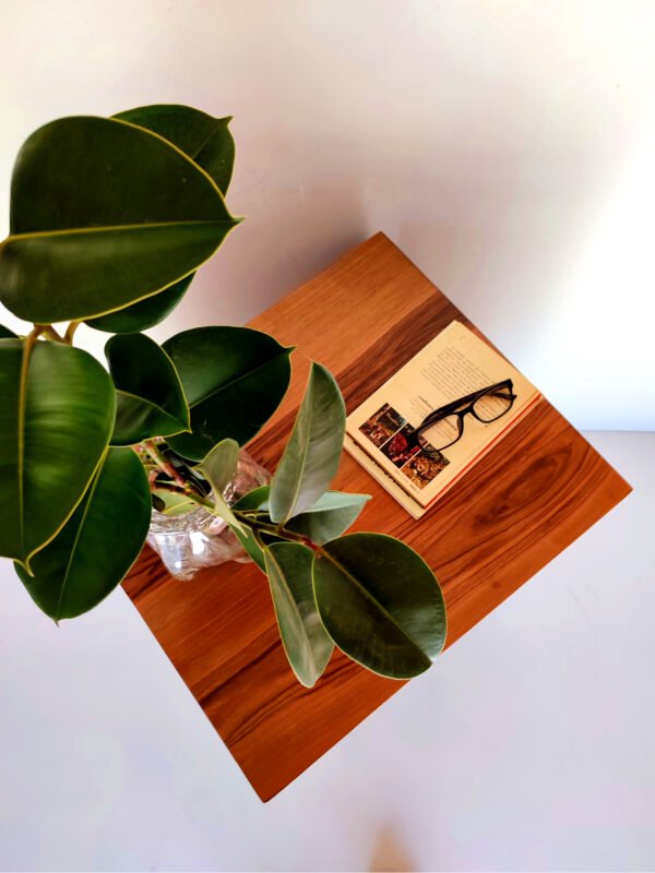 Solid Walnut Mid Century Modern Nightstand/Walnut Bedside Table/ Custom Made/ Handmade - Image 6