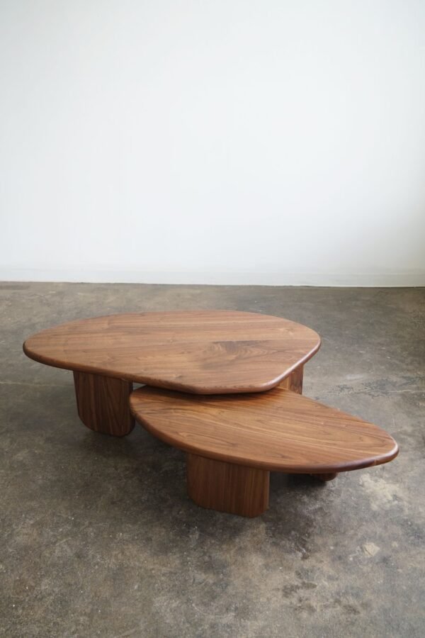 Two Mid Century Solid Walnut Coffee Tables/ Sofa Table/ Custom Made/ Handmade (Copy)